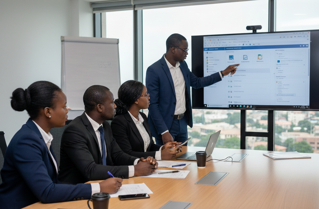 Bureau Optesis Guinée - déploiement Odoo et gestion des risques