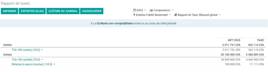 Pilotage de la conformité fiscale et reporting financier dans Odoo